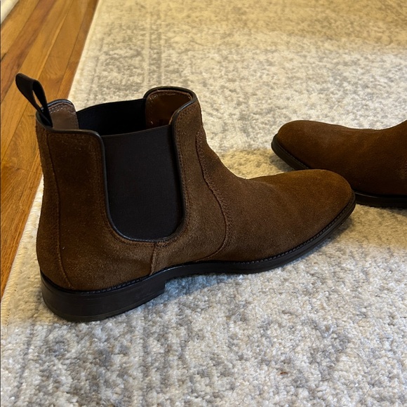 Johnston & Murphy Brown Suede Chelsea Boots - Picture 4 of 4